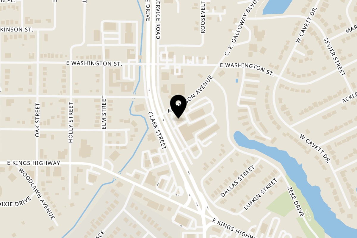 Map showing the location of La Michoacana Shreveport on 2905 Youree Dr B in Shreveport